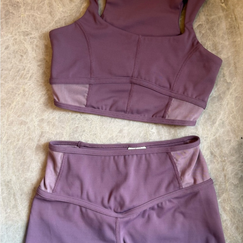 Honeycut Matching Set Dancewear, Plum Color, Size CM